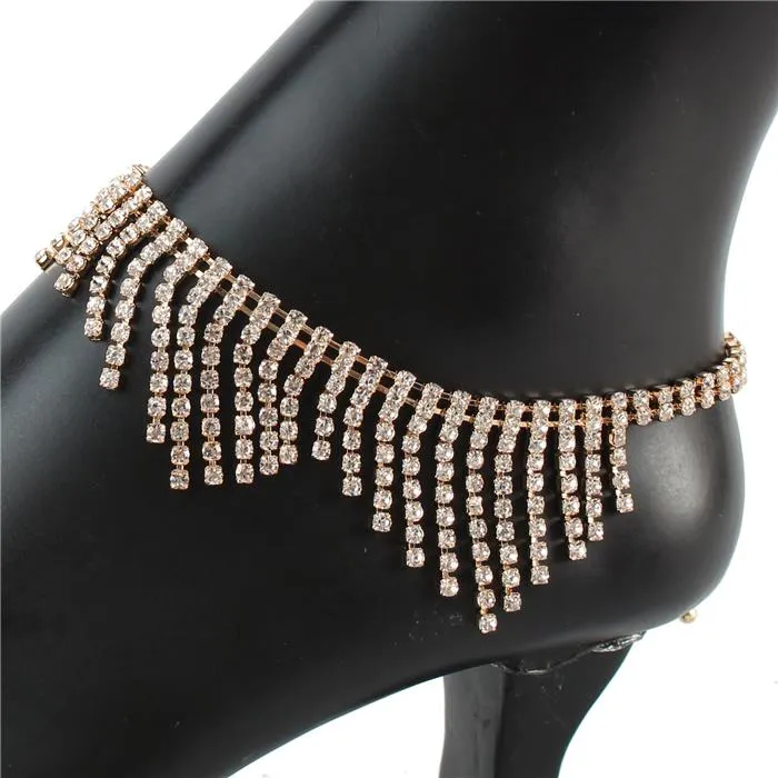 Rhinestone Anklet