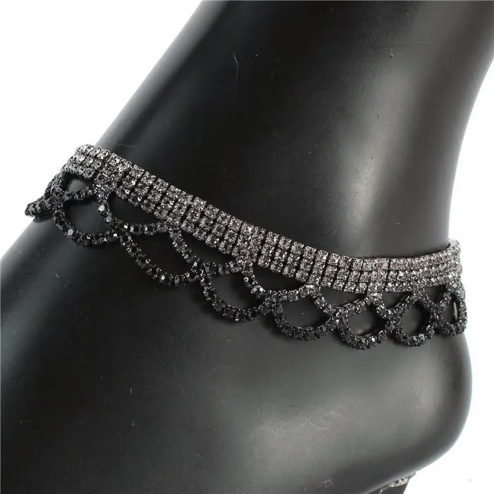 Rhinestone Anklet