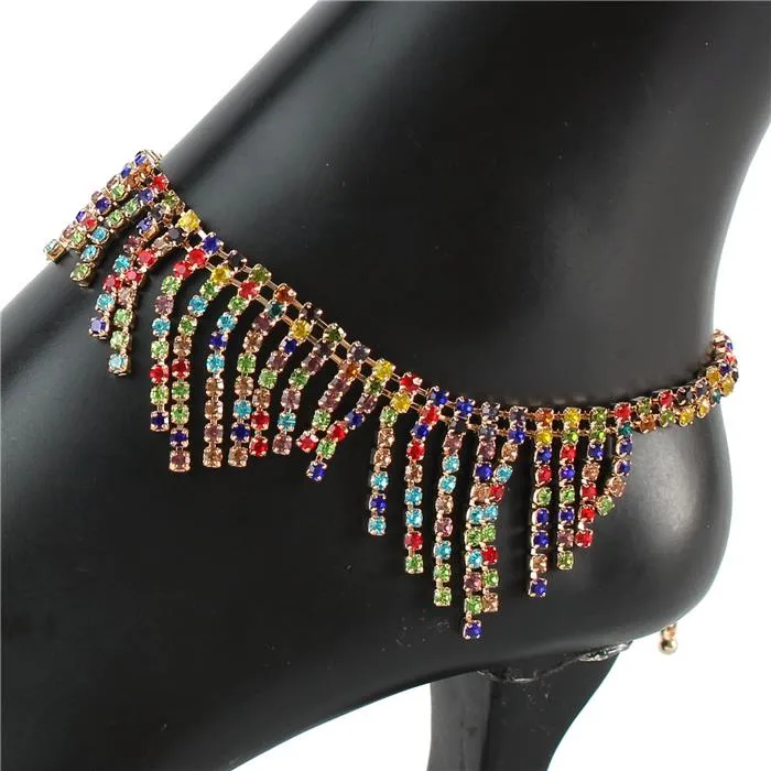 Rhinestone Anklet