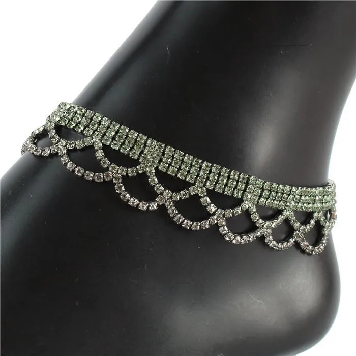 Rhinestone Anklet