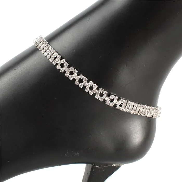 Rhinestone  Anklet