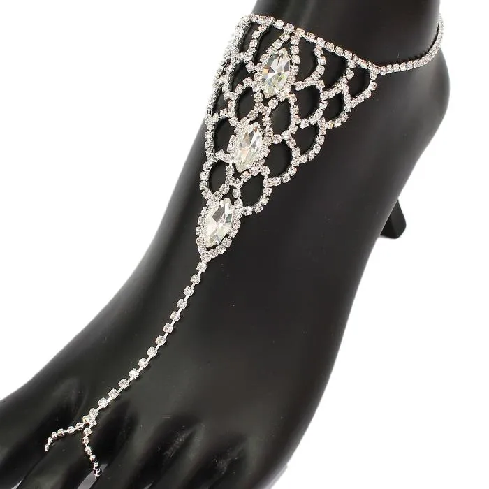 Rhinestone Anklet
