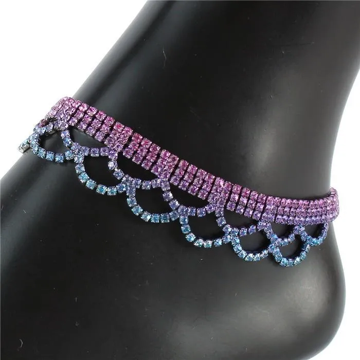 Rhinestone Anklet