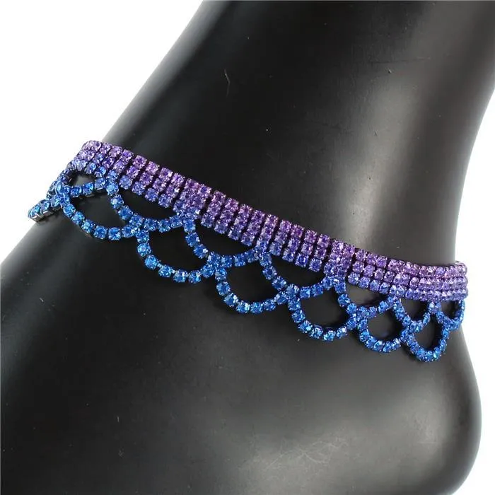 Rhinestone Anklet