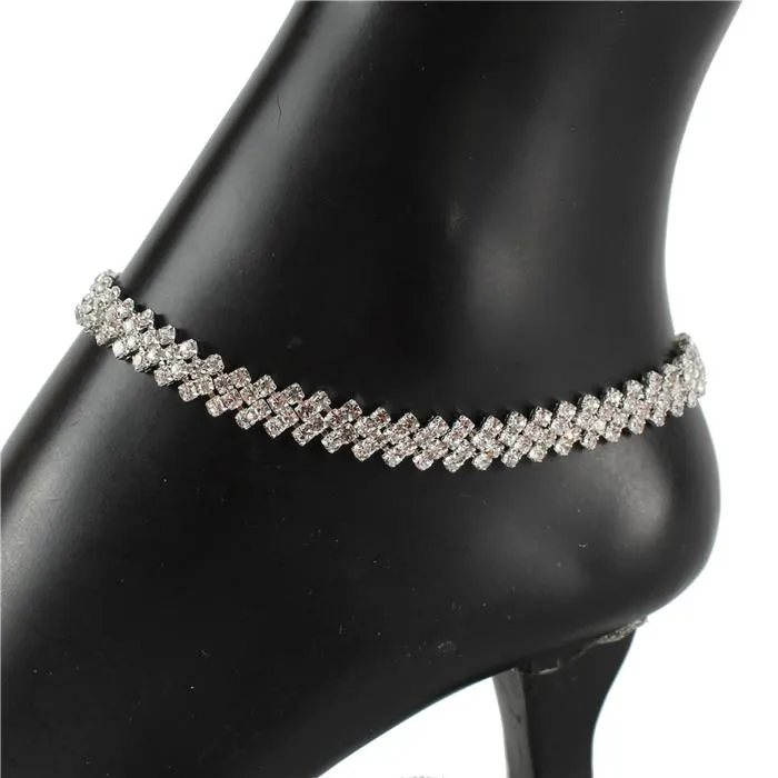 Rhinestones Anklet
