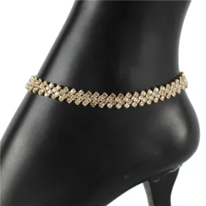 Rhinestones Anklet