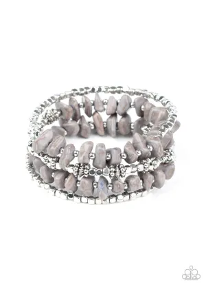 Rockin Renegade Silver Paparazzi Bracelet