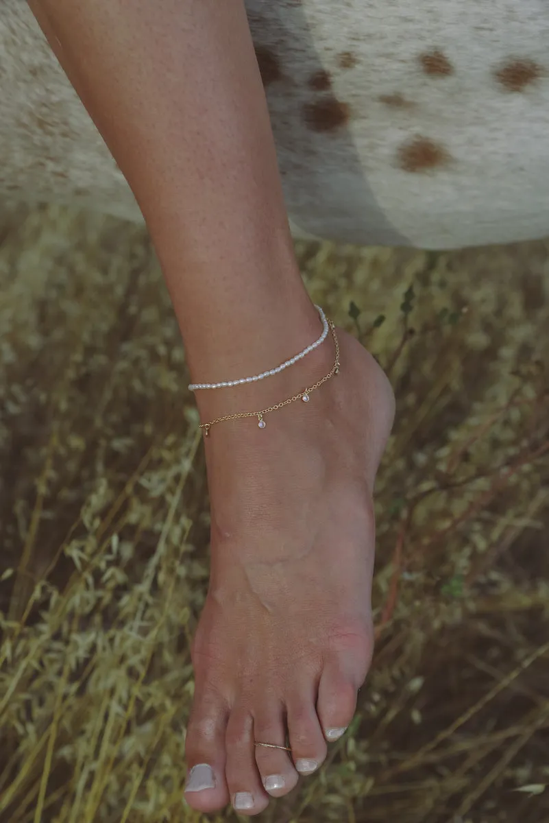 Rose Double Anklet
