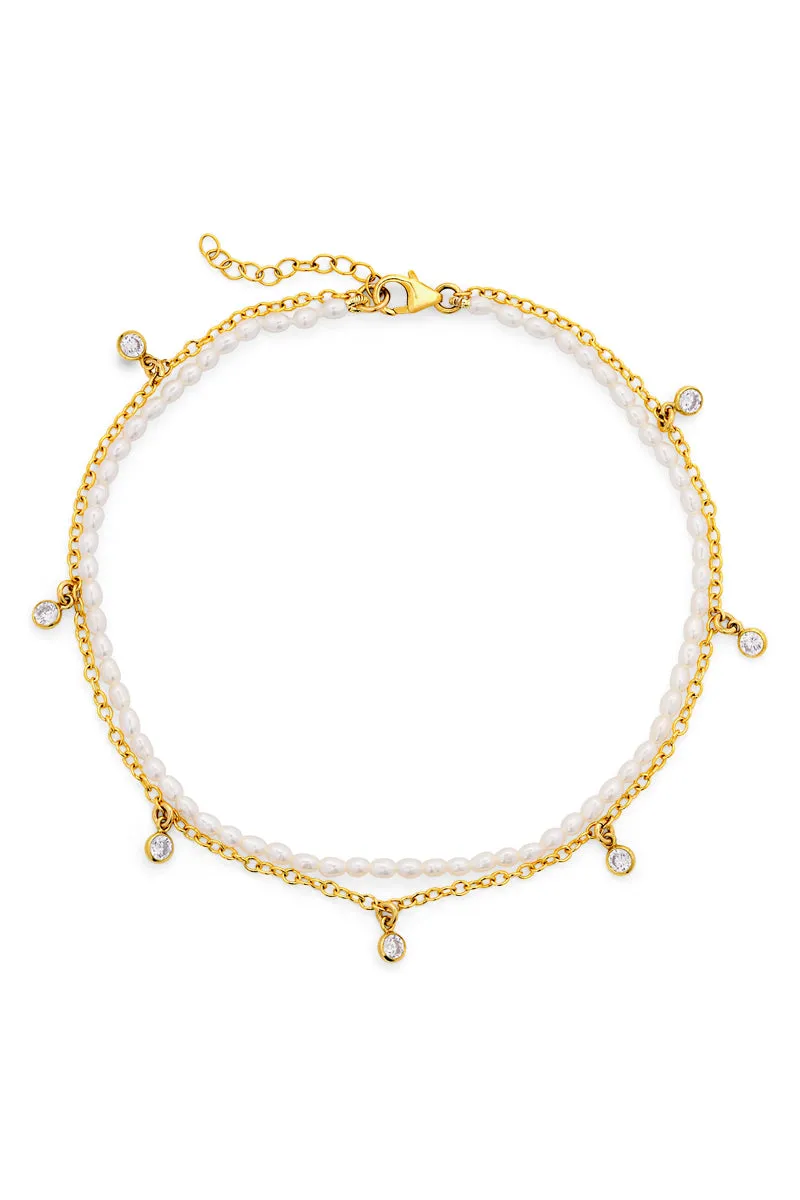 Rose Double Anklet