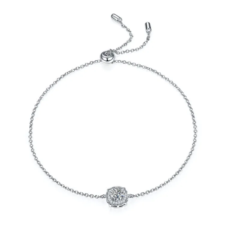 Round Moissanite Diamond Bracelet