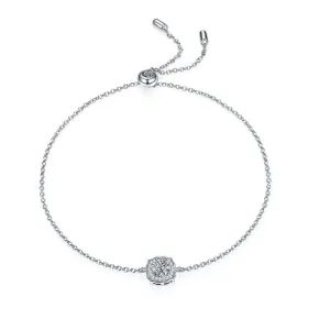 Round Moissanite Diamond Bracelet