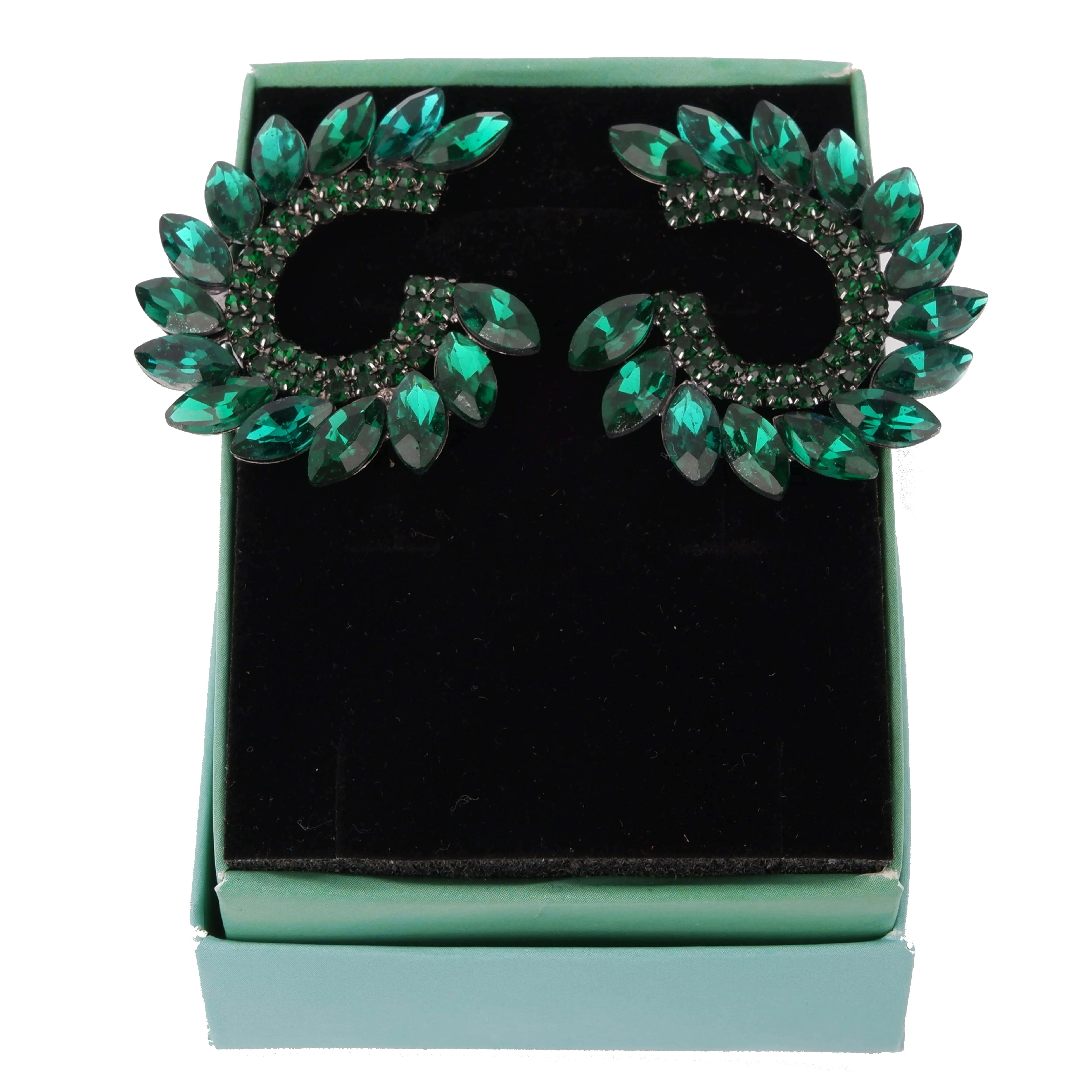 Royal Hoop Earrings for Brides