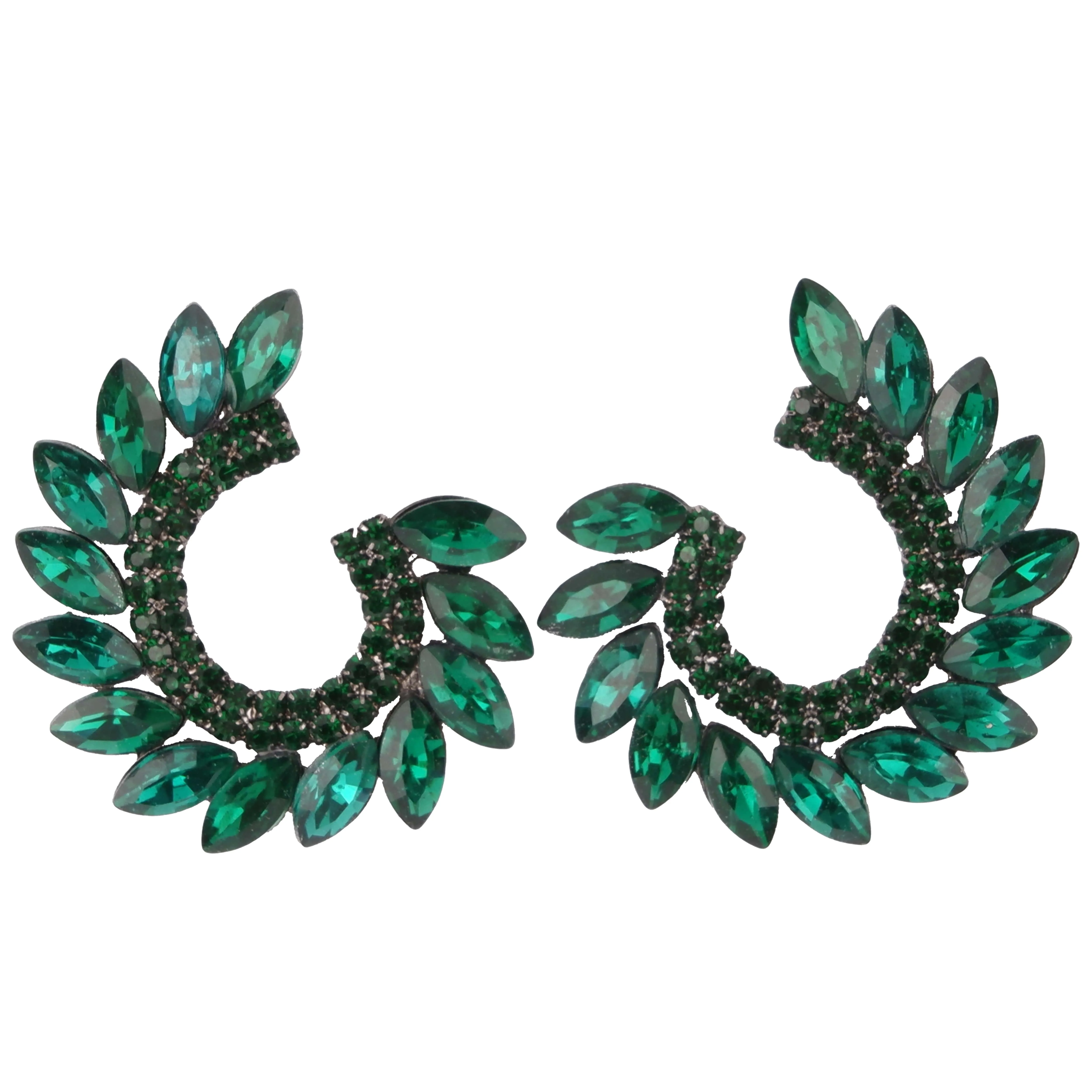 Royal Hoop Earrings for Brides