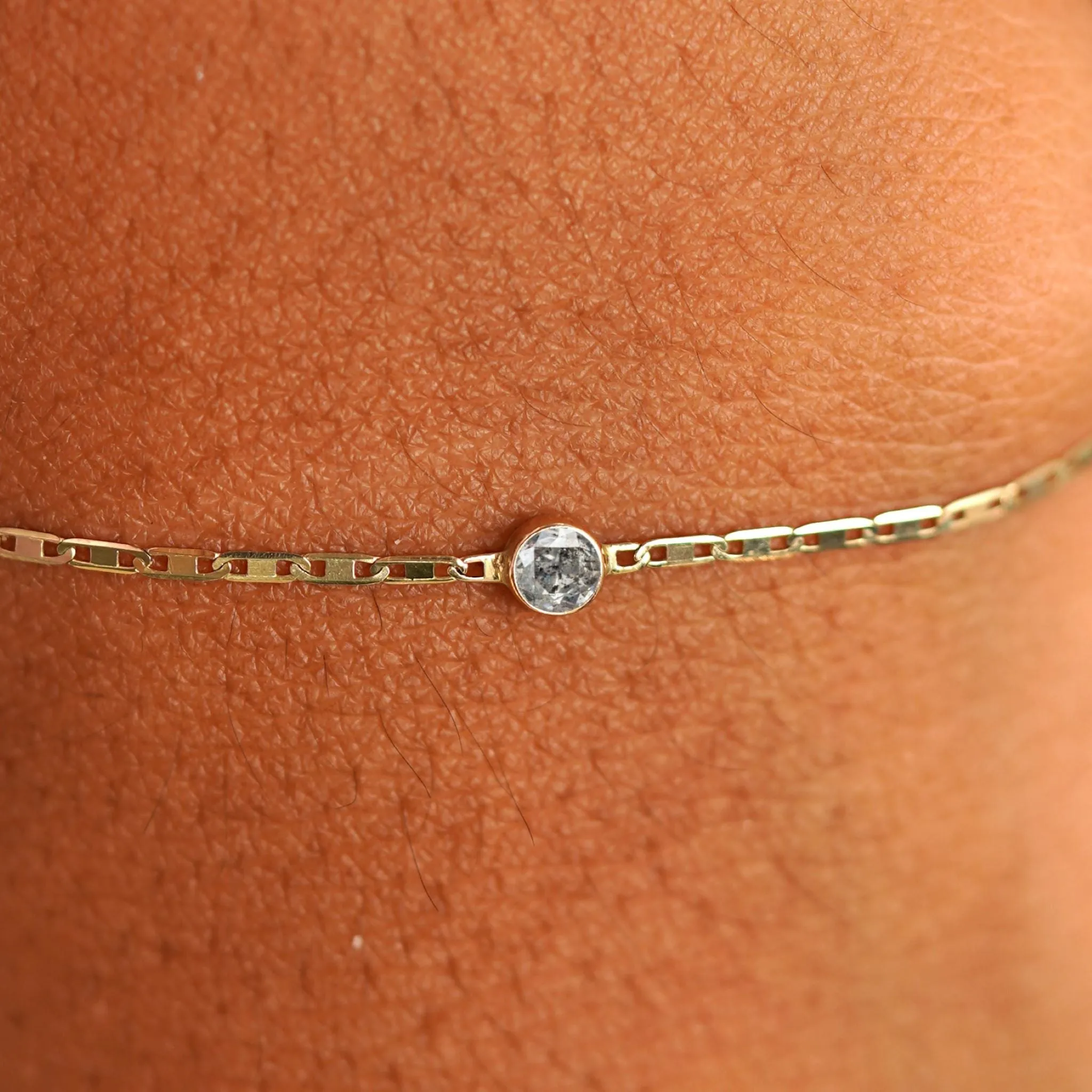 Salt and Pepper Diamond Bracelet