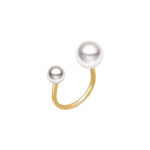 Saltwater Pearl 18K Gold Companion Pearl Ring