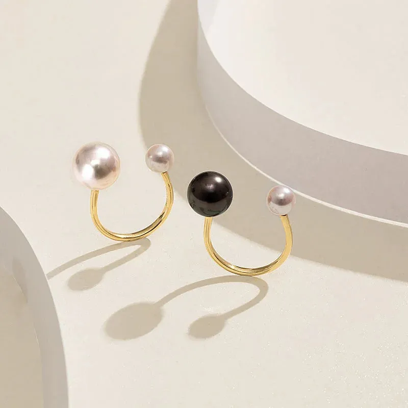 Saltwater Pearl 18K Gold Companion Pearl Ring