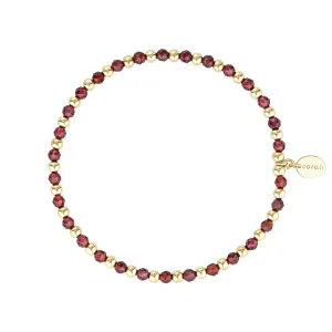 Scarlet Bracelet - Garnet