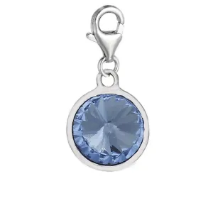 Sexy Sparkles December Clip On Birthstone Charms with Lobster Clasp Claw for Bracelets or Jewelry Making