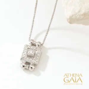 Shadow and Light Double-Bar Symmetry Necklace