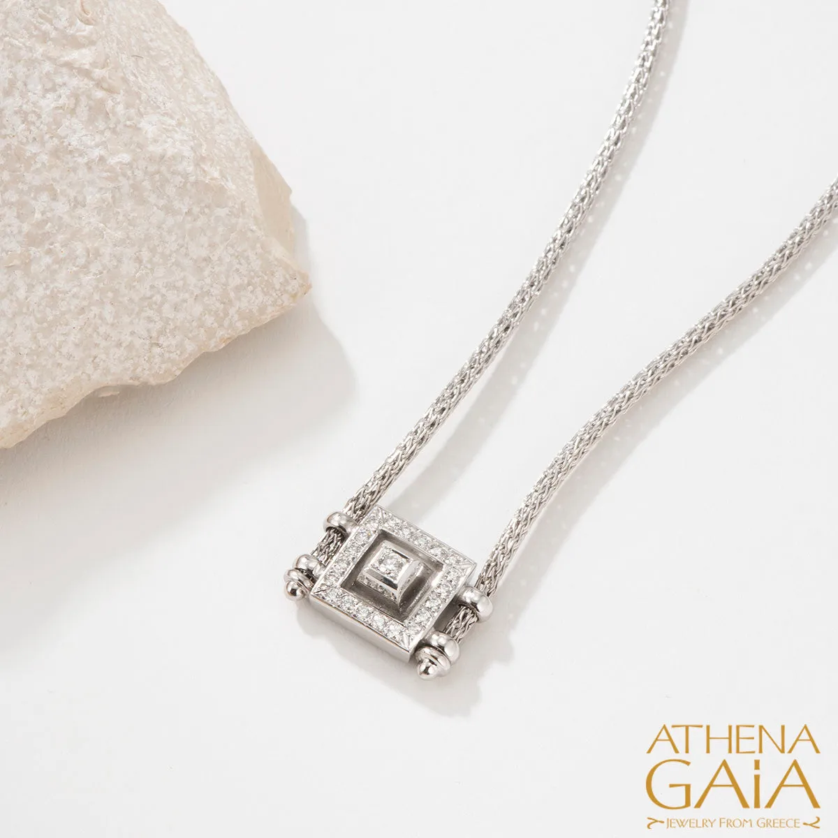 Shadow and Light Symmetry Fall Necklace