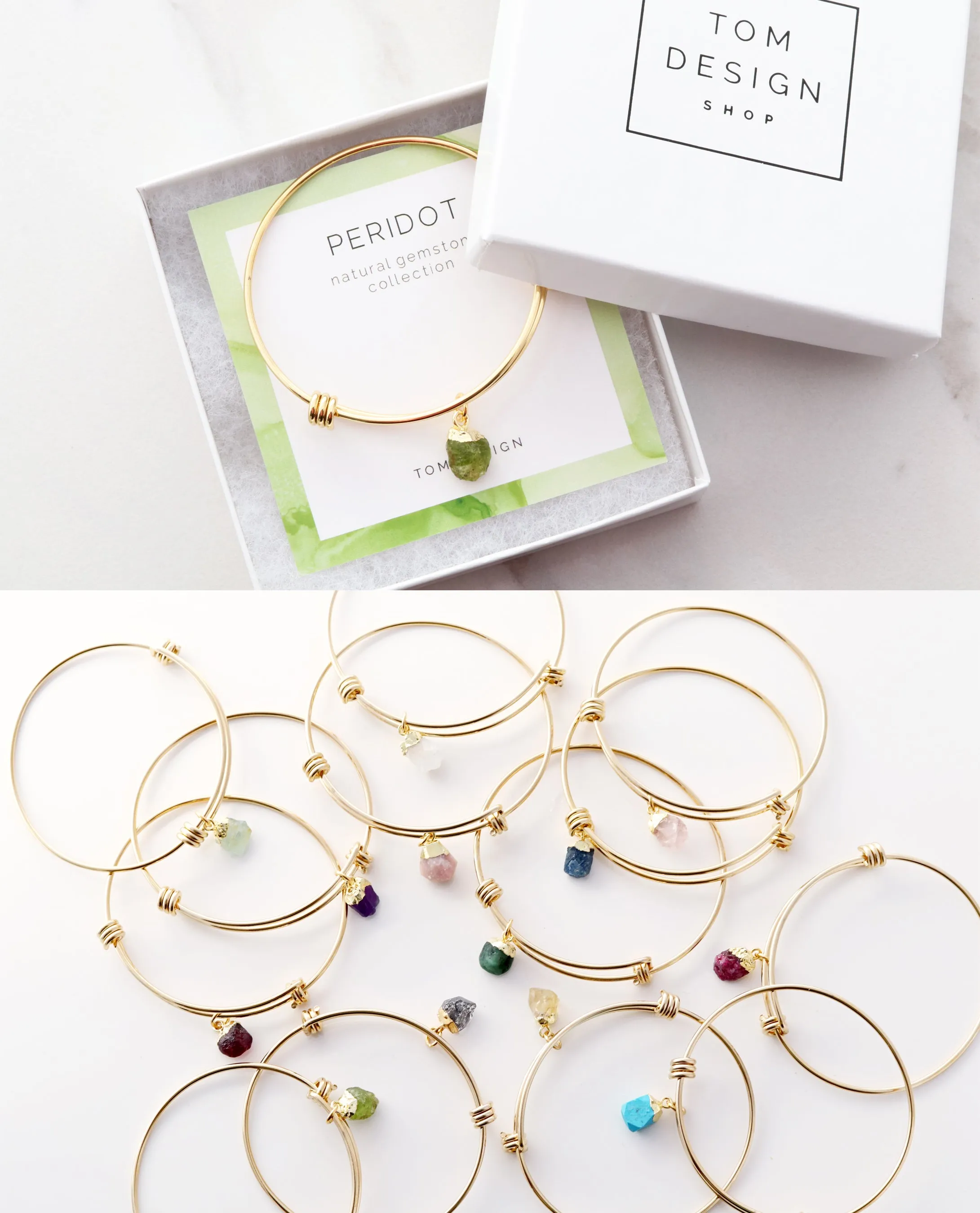 Single Gemstone Bracelet