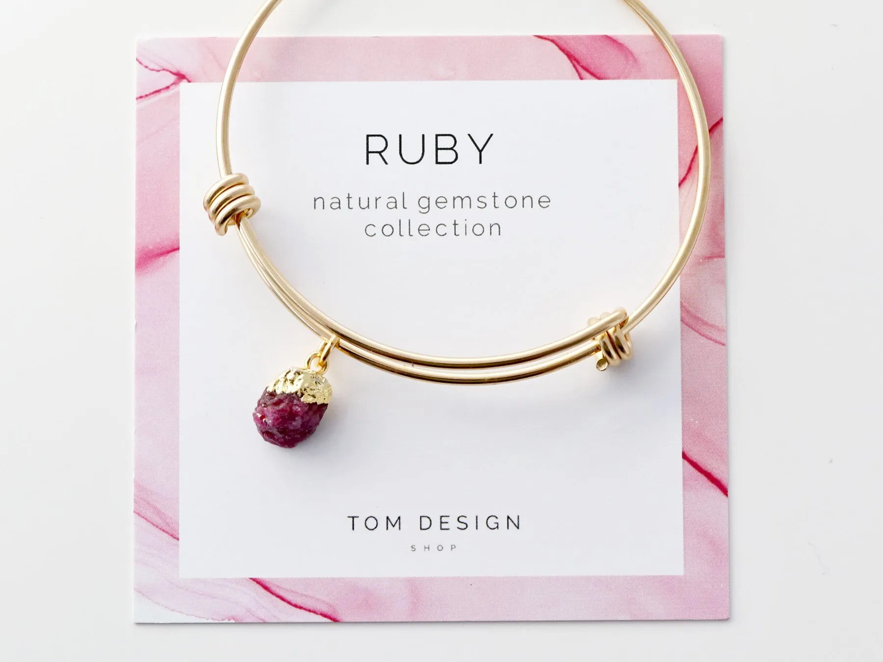 Single Gemstone Bracelet