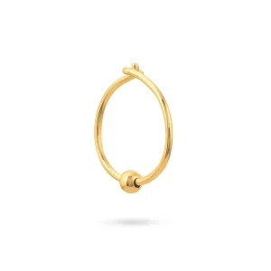 SMALL EARRINGS HOOP gold plated