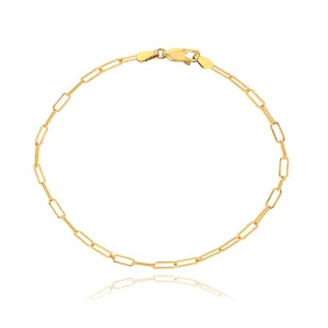 Small Paperclip Anklet