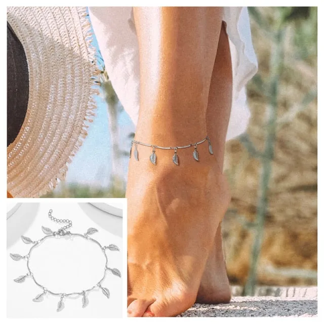 Snake Chain Anklet for Women Girls Adjustable Summer Beach Chain Ankle Mother's Day Gifts Stainless Steel Not Allergic