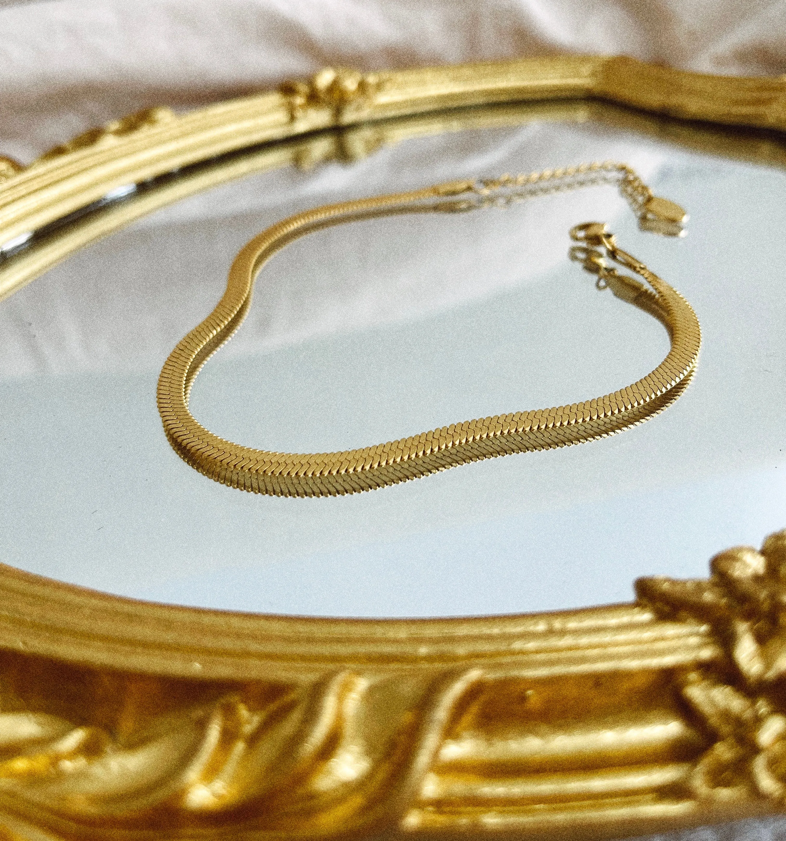 snake flat anklet