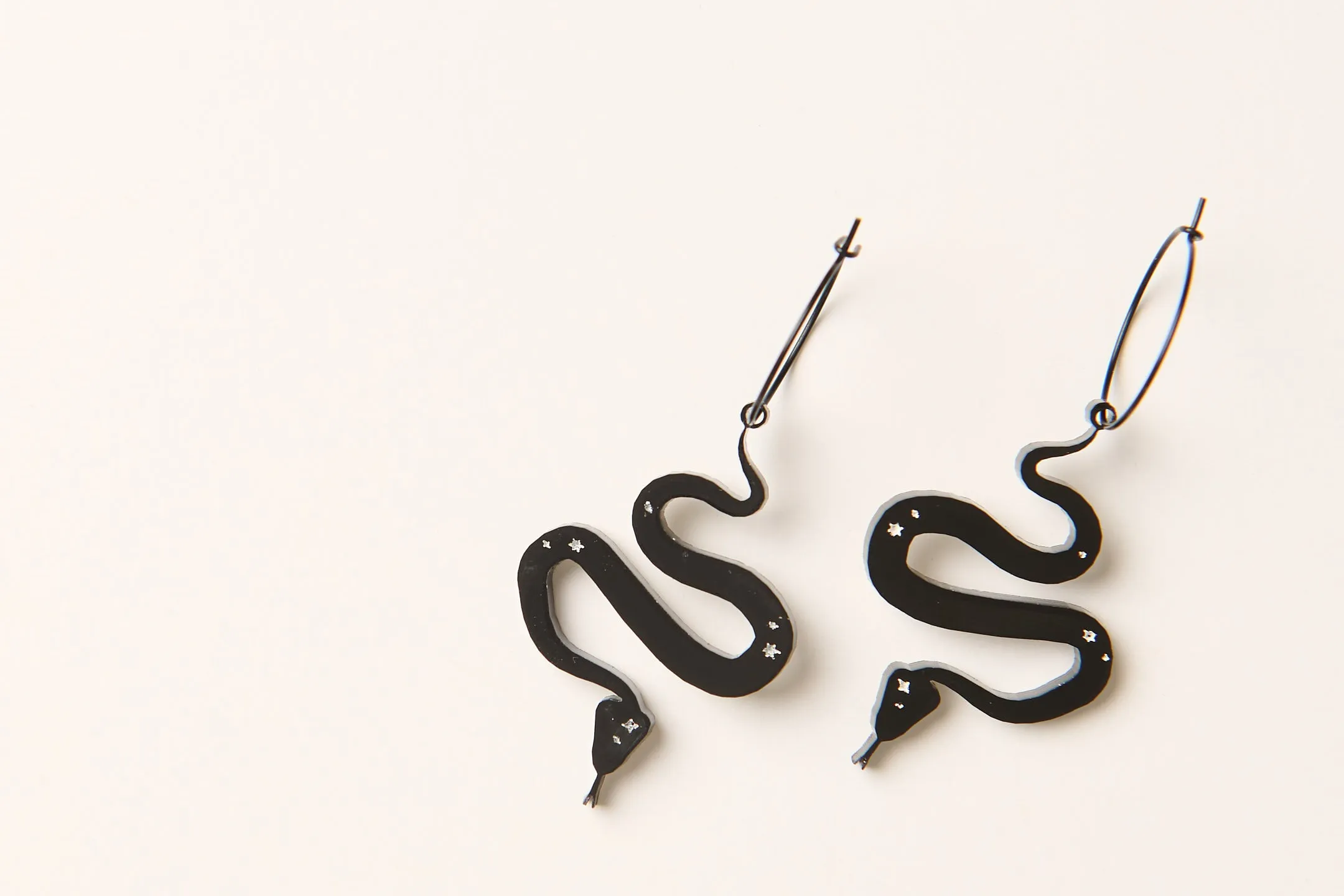 Snake Hoop Dangle