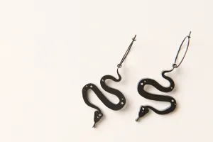 Snake Hoop Dangle