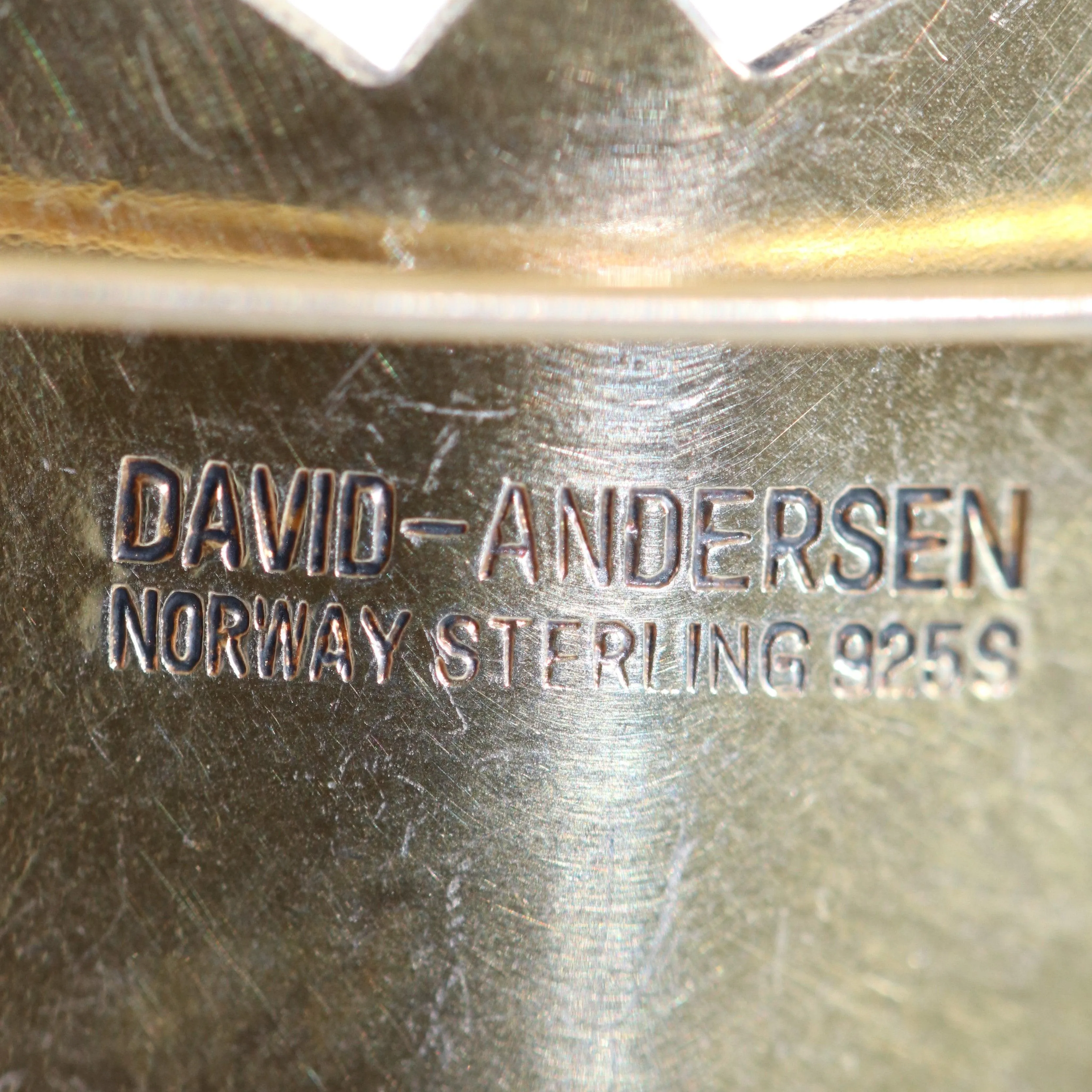 SOLD OUT: DAVID ANDERSEN GUILLOCHE MULTI-COLOR BUTTERFLY PIN