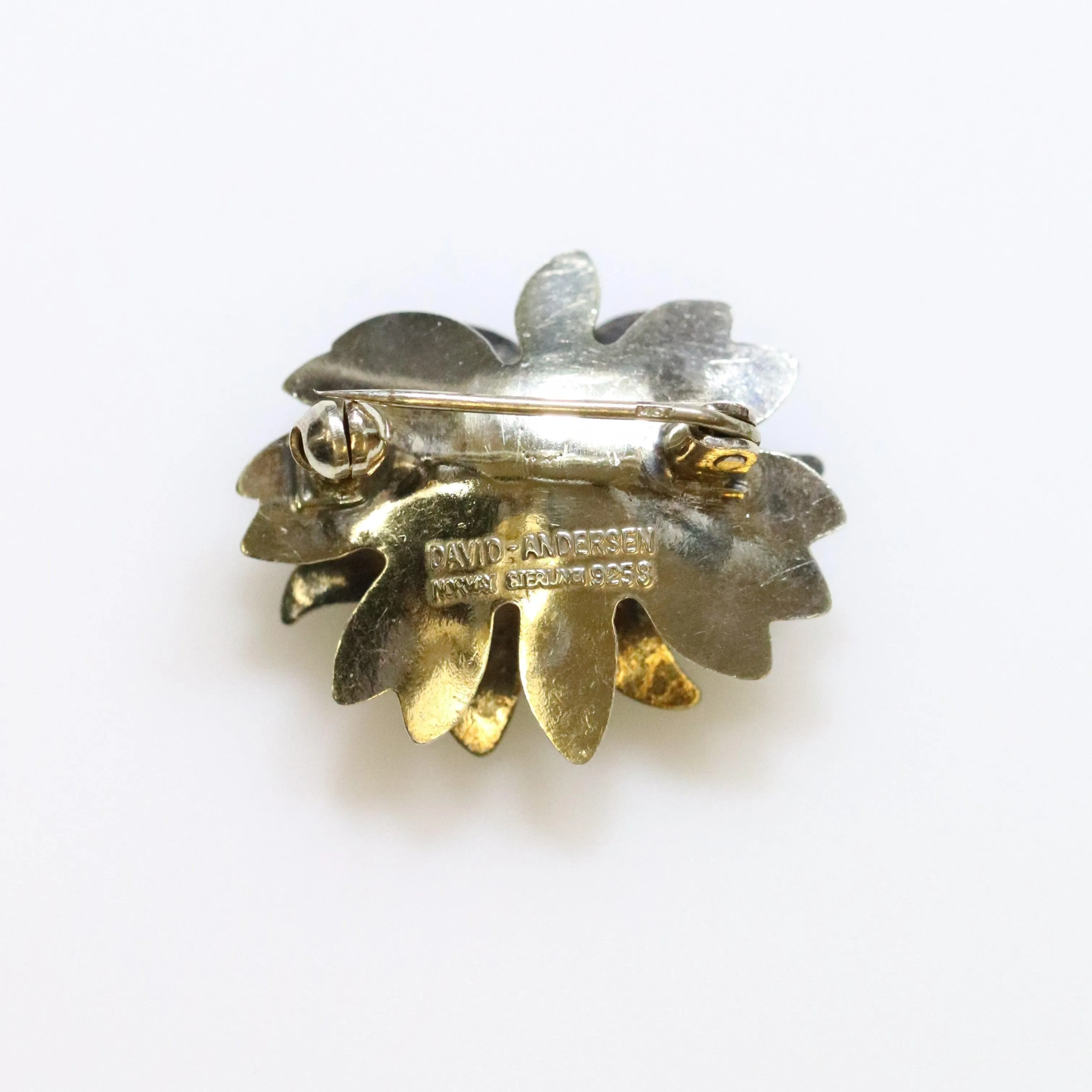 SOLD OUT: ESTATE DAVID ANDERSEN FLORAL ENAMEL PIN