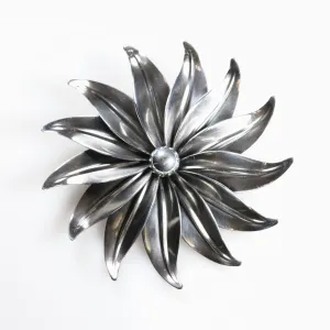 SOLD OUT: Vintage NE From Sterling Silver Jewelry | Bold Floral Brooch Denmark