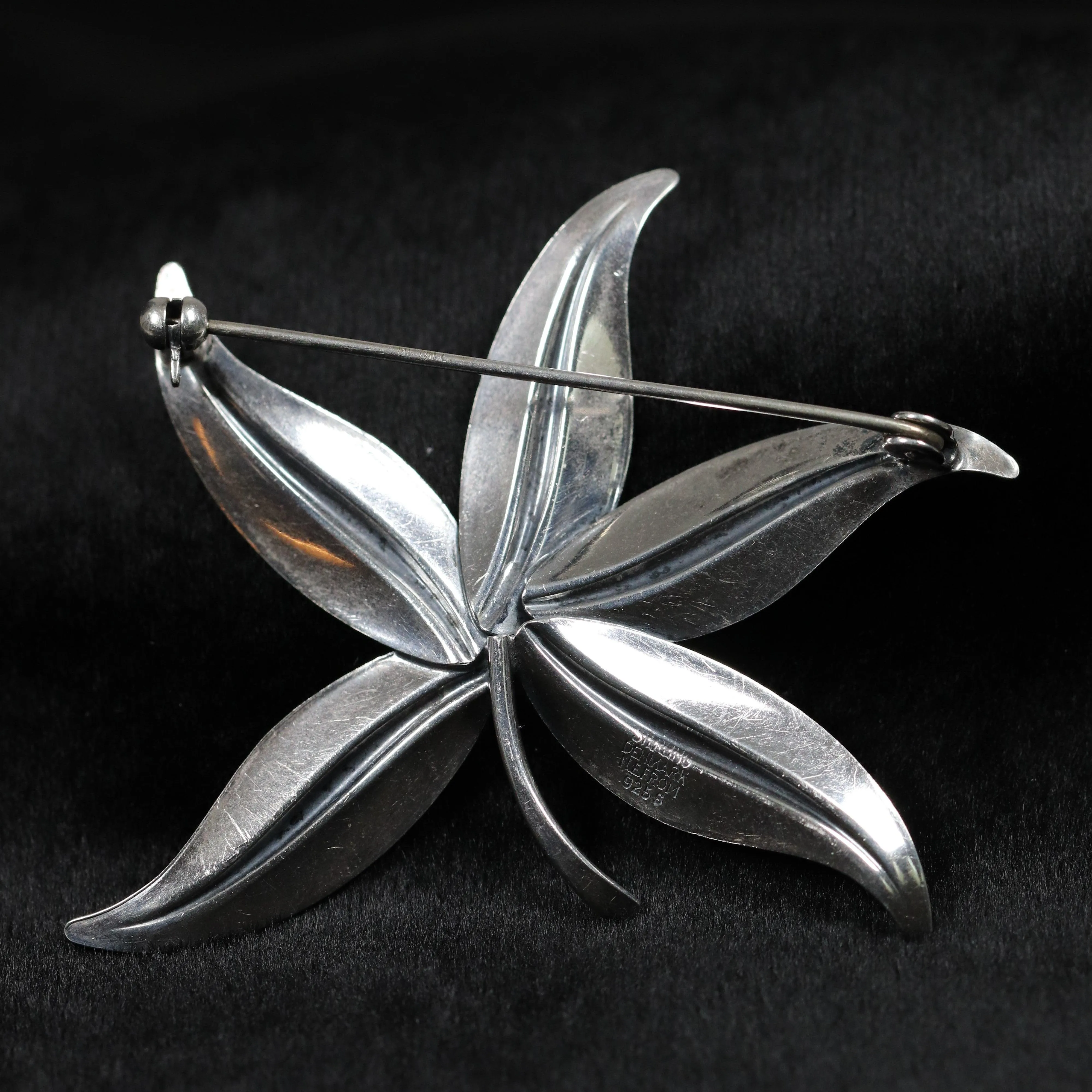 SOLD OUT: Vintage NE From Sterling Silver Jewelry | Danish Floral Brooch