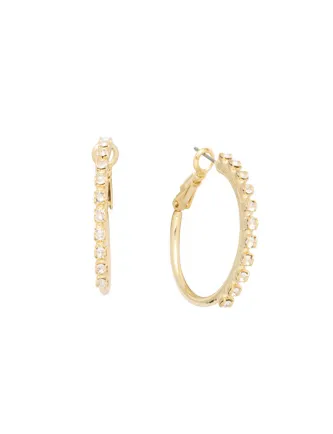 Sorrelli Tyra Hoop Earrings - Crystal