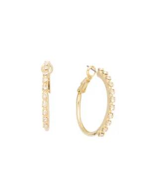 Sorrelli Tyra Hoop Earrings - Crystal