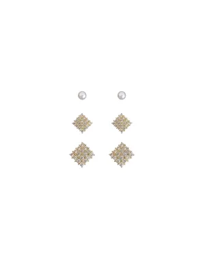 Stud Earrings Set