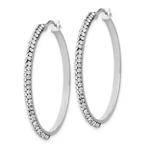 Swarovski Hinged Hoop Earrings