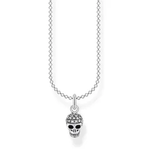 Thomas Sabo Charm Club Cubic Zirconia Skull 38-45cm