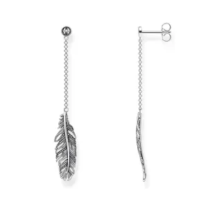 Thomas Sabo Earrings Feather TH2109