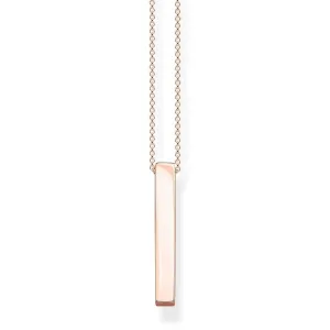 Thomas Sabo Rose-gold Cuboid Necklace