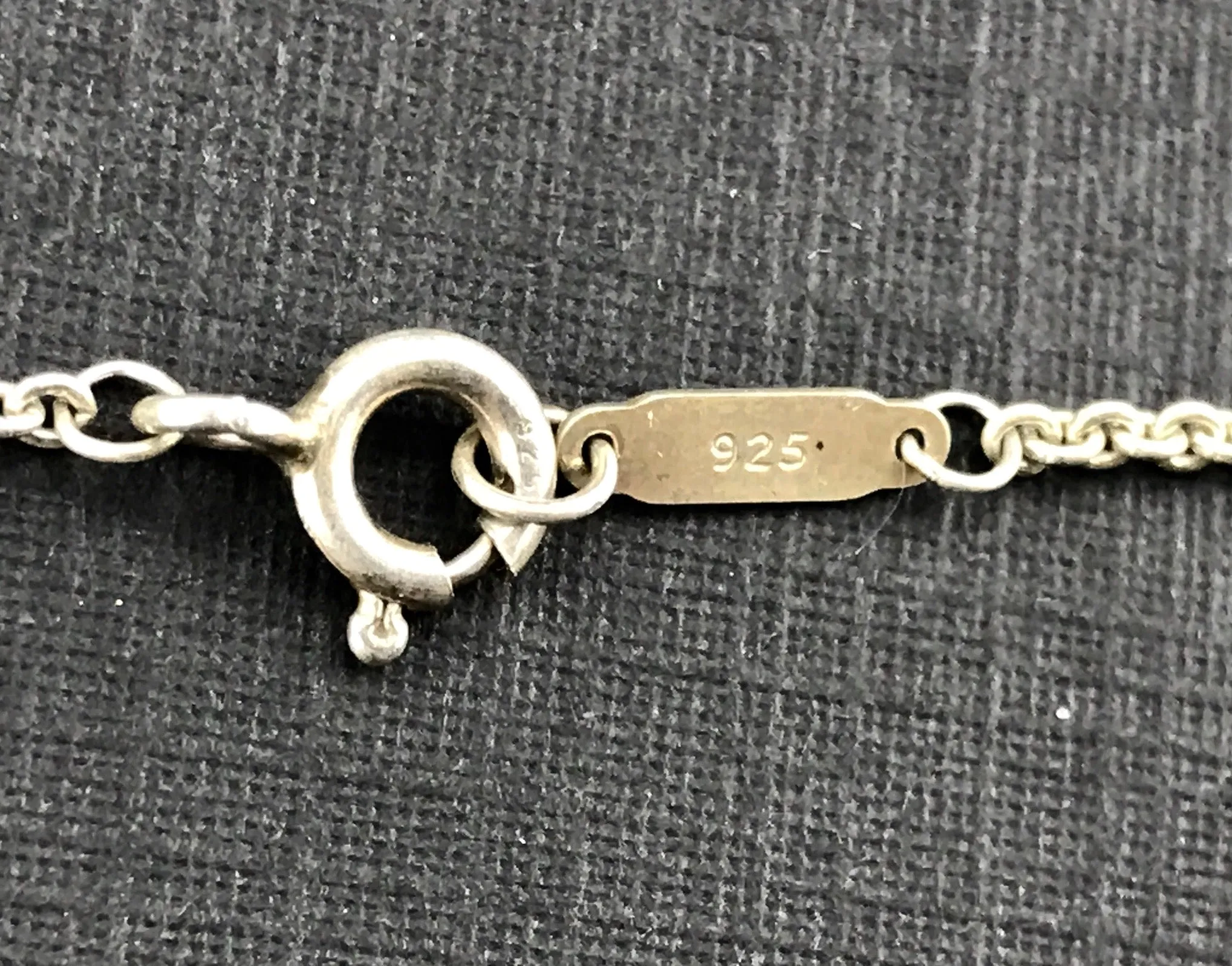 Tiffany & Co Sterling Silver T&Co Bar Pendant Necklace