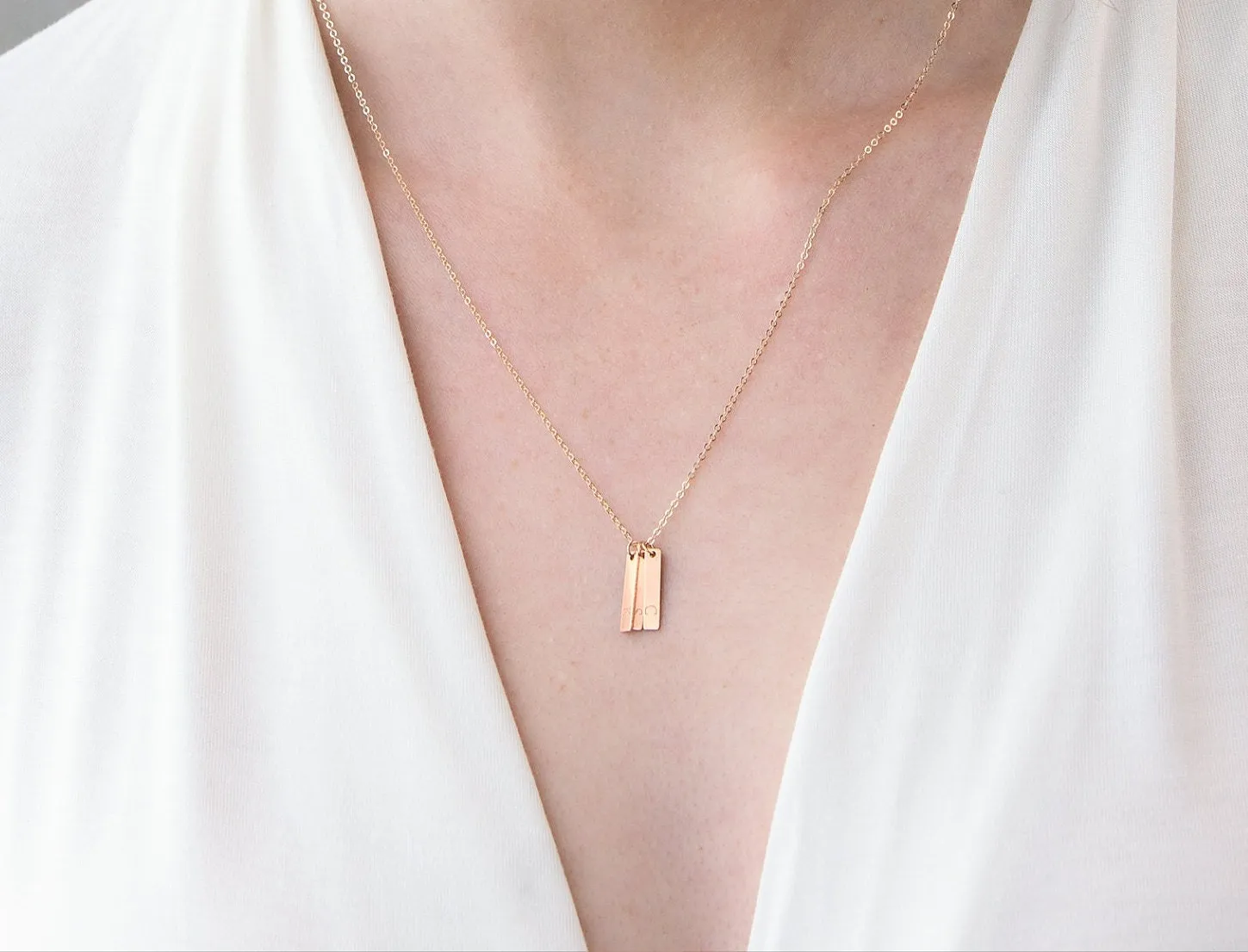 Tiny Bar Necklace