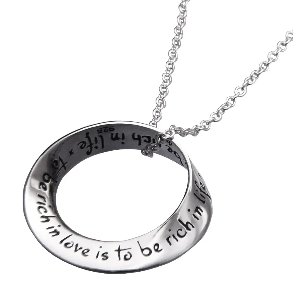 To Be Rich In Love Necklace