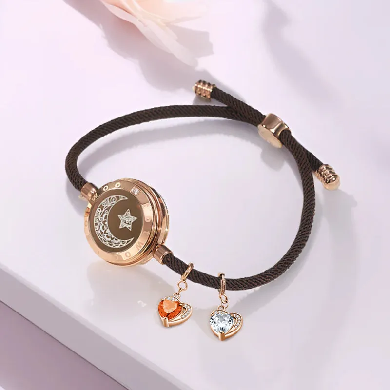 totwoo Birthstone Heart Charms(Silver/Rose Gold)