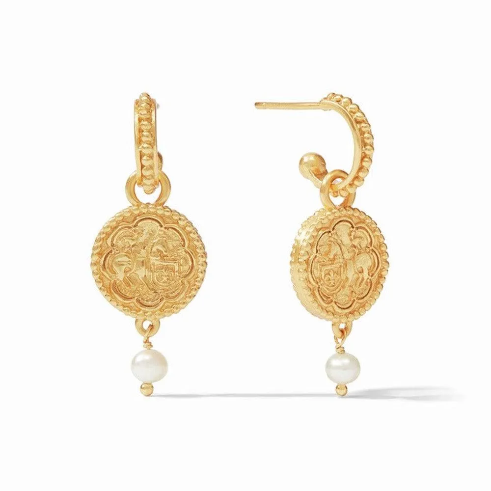Trieste Hoop & Charm Earrings