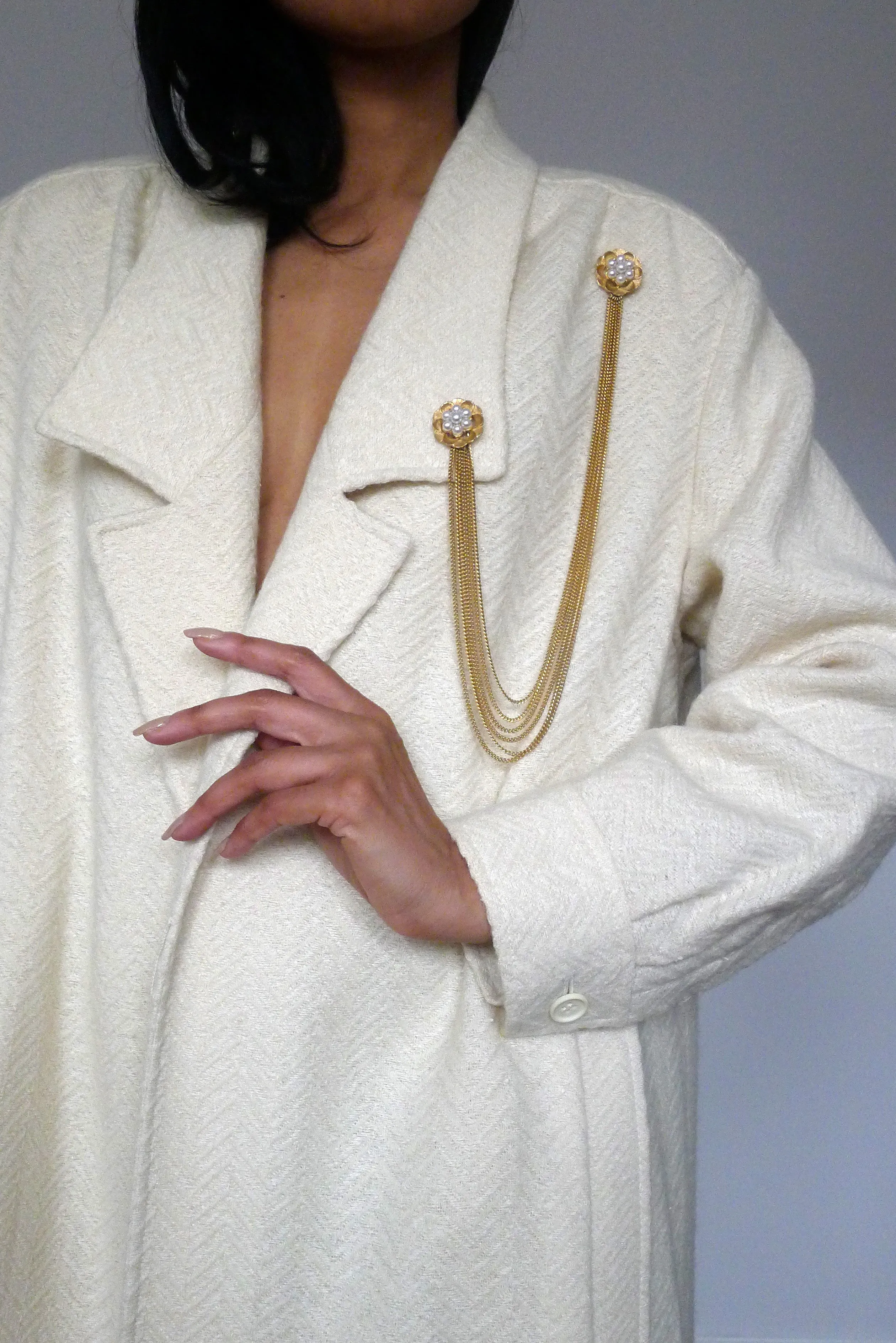 Vintage Double Motif Brooch