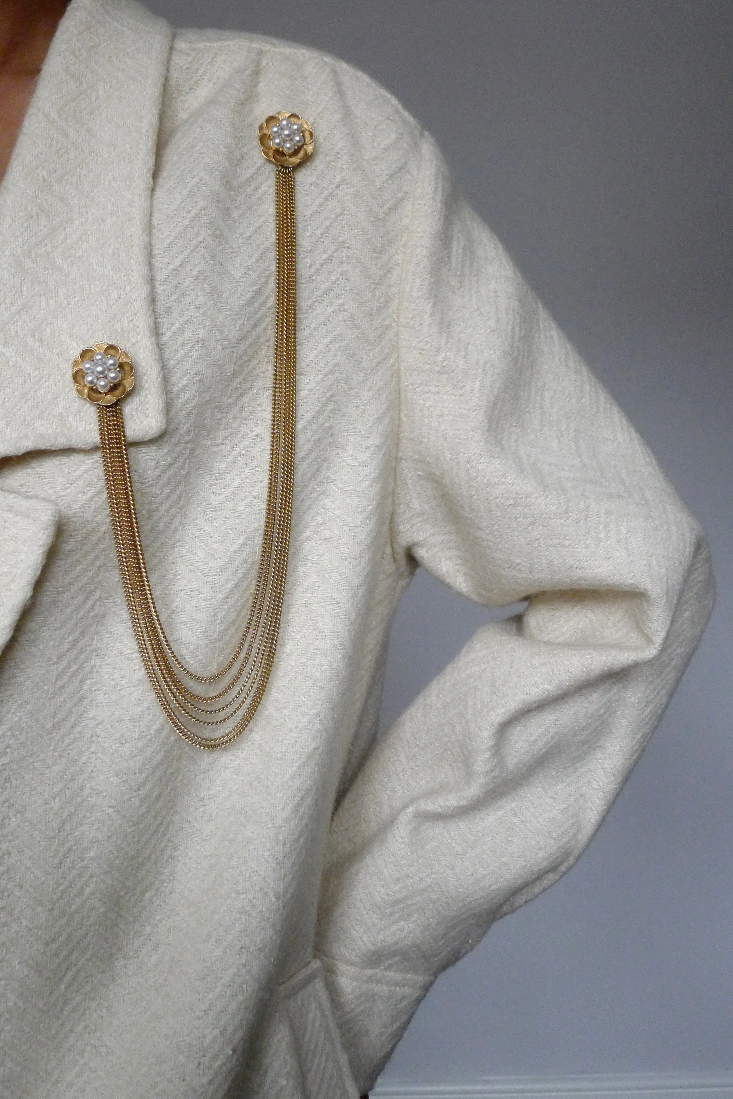 Vintage Double Motif Brooch